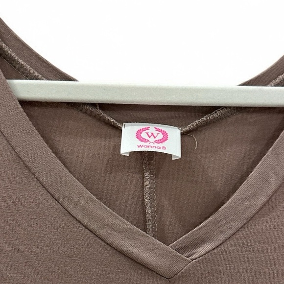 Wanna B Rusty Pink Tshirt Dress Small - Picture 4 of 8